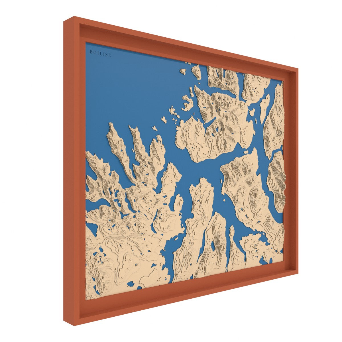 Carte du fjord de Malangen