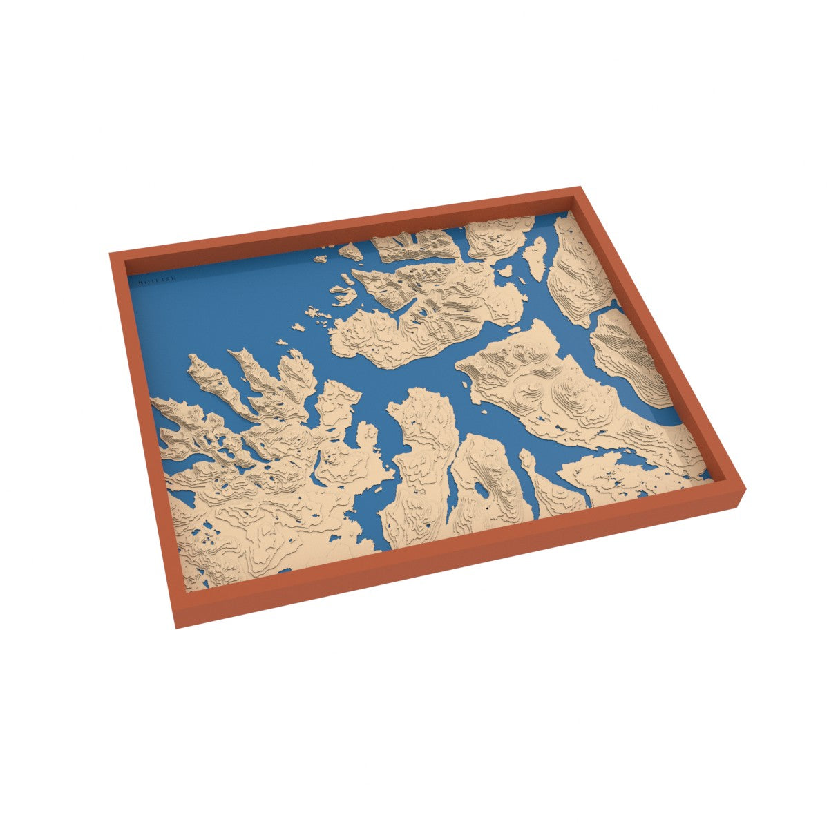 Carte du fjord de Malangen