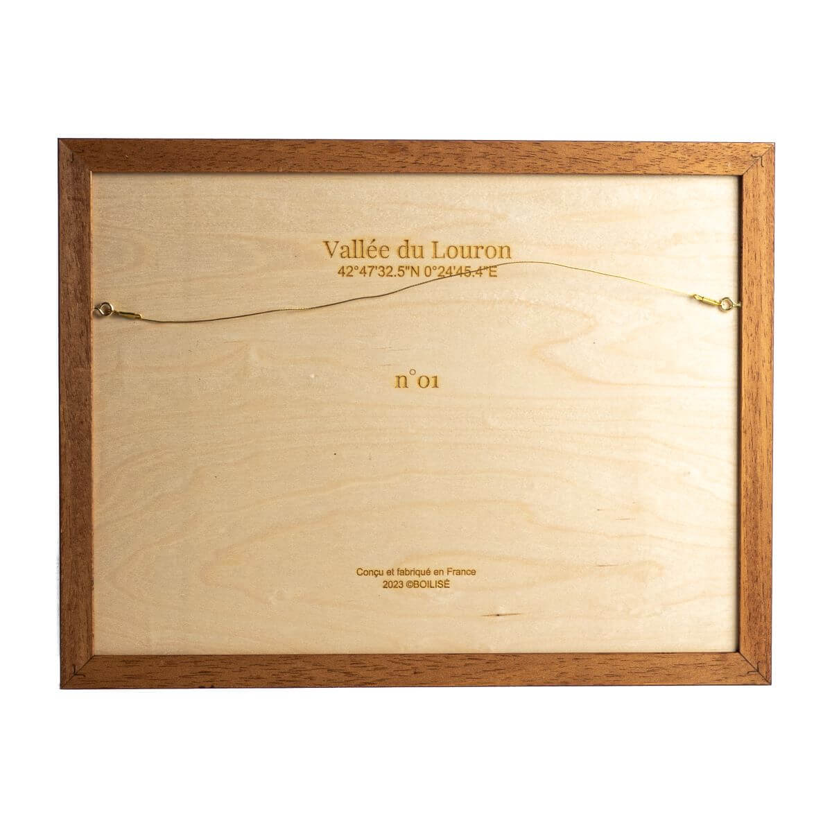 Dos personnalisé de la carte de la vallée du Louron