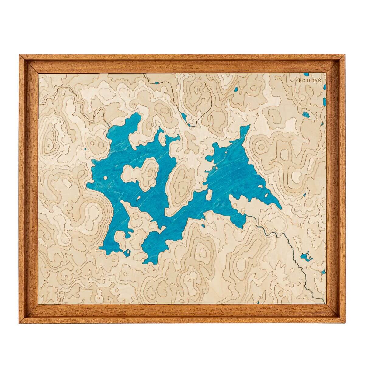 Le tableau qui fait parler dans votre déco : le lac de Vassivière en relief