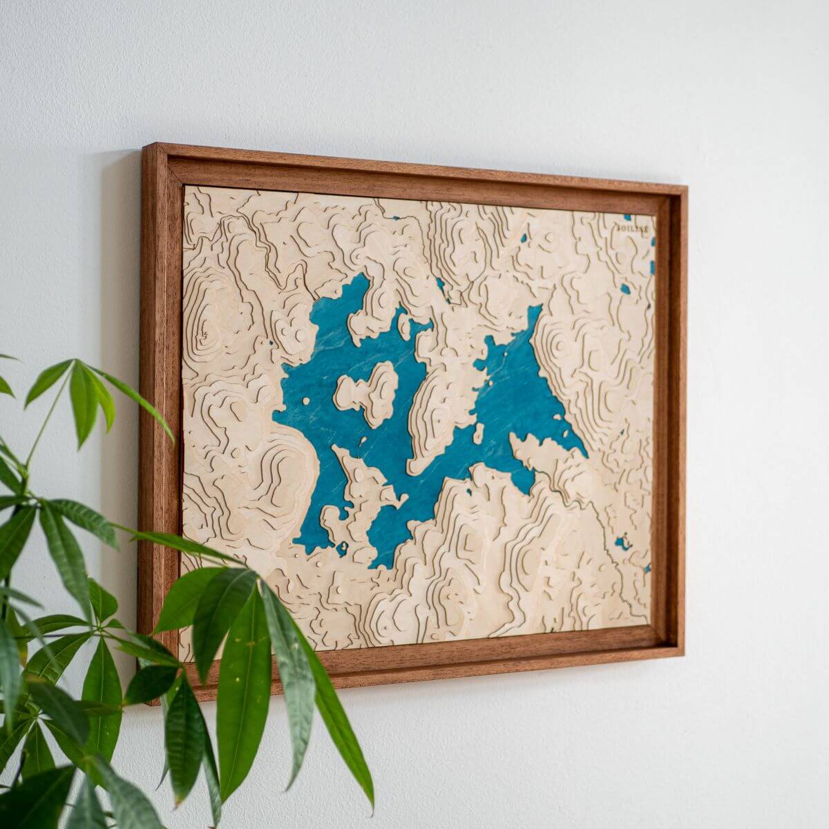 Le lac de Vassivière dans un tableau pour une déco originale