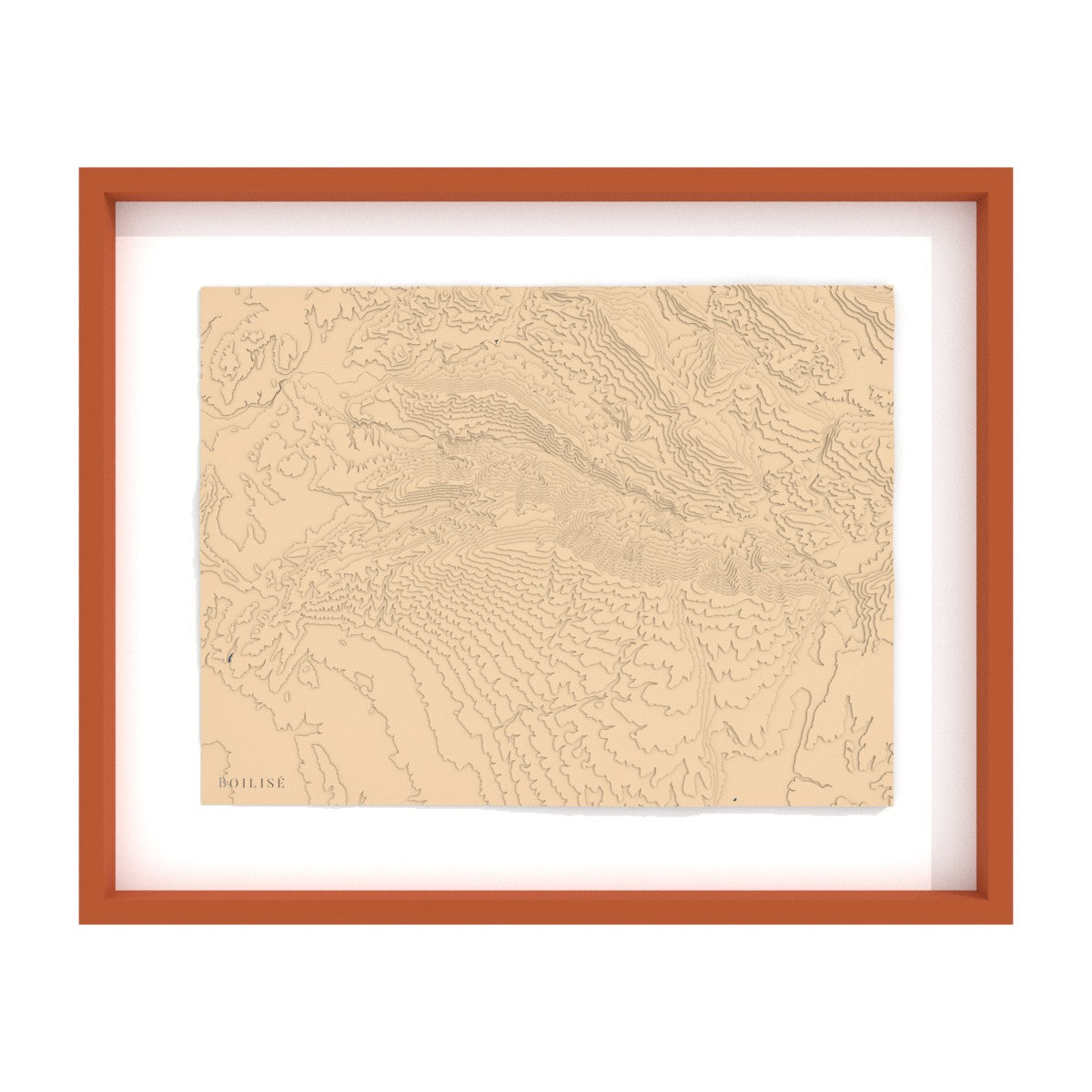 Carte du Mont Ventoux