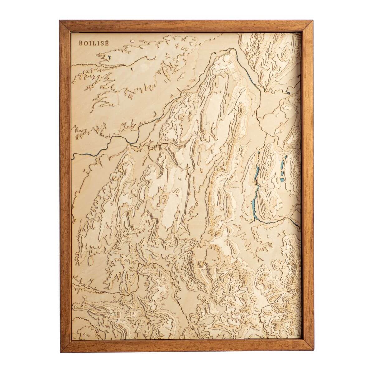 Carte du massif du Vercors