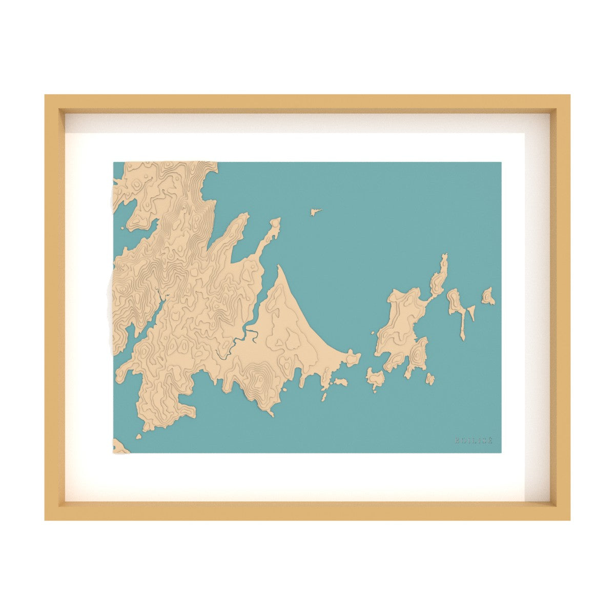 Carte de Whitehaven Beach (Australie)