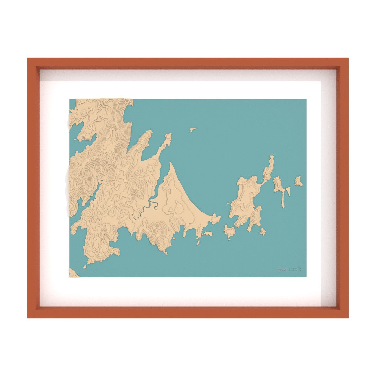 Carte de Whitehaven Beach (Australie)
