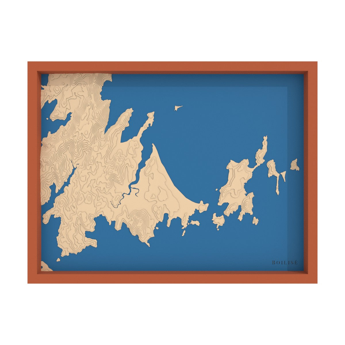 Carte de Whitehaven Beach (Australie)