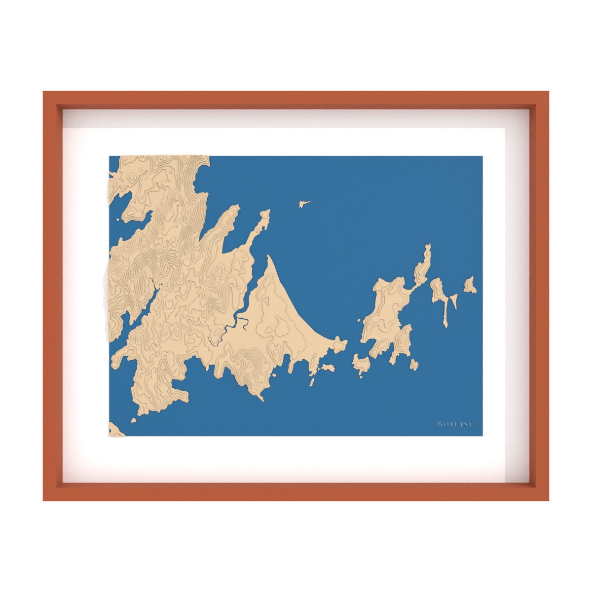 Carte de Whitehaven Beach (Australie)