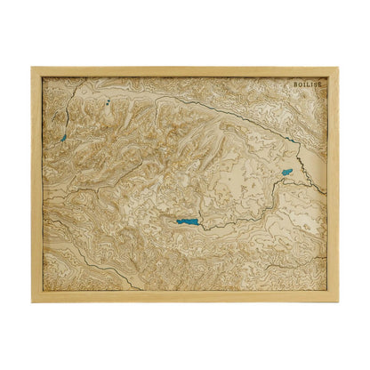 Notre carte topographique en bois et en relief des Alpes Juliennes vous permet de découvrir les Alpes Juliennes comme jamais auparavant