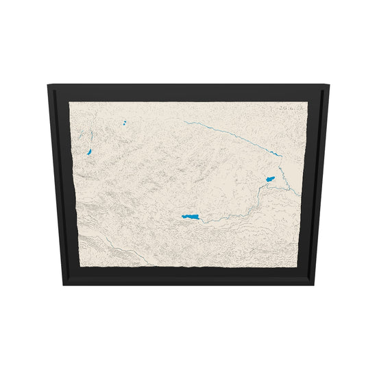 Notre carte topographique en bois et en relief des Alpes Juliennes vous permet de visualiser les paysages slovènes en 3D