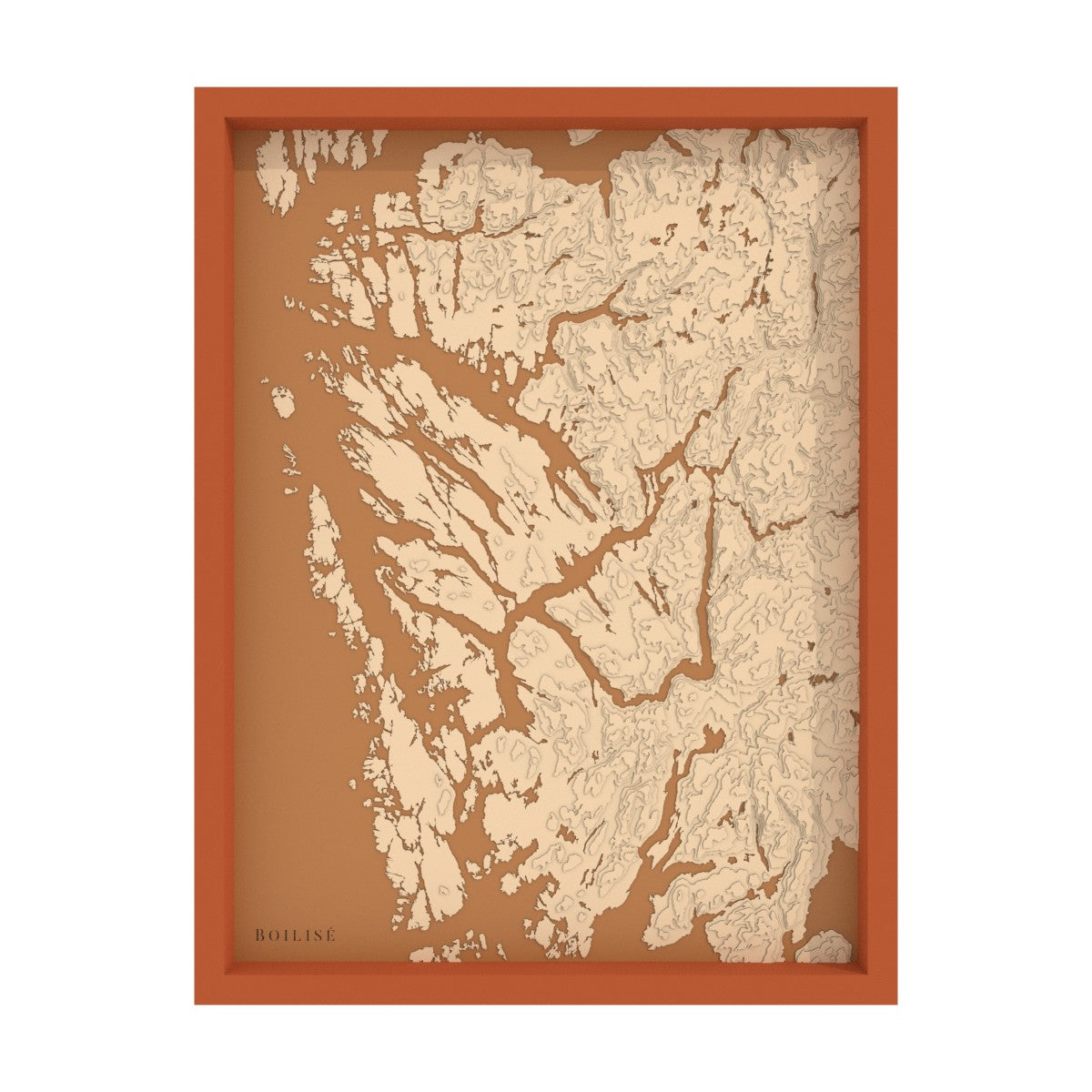 Carte de Bergen au cœur des fjords
