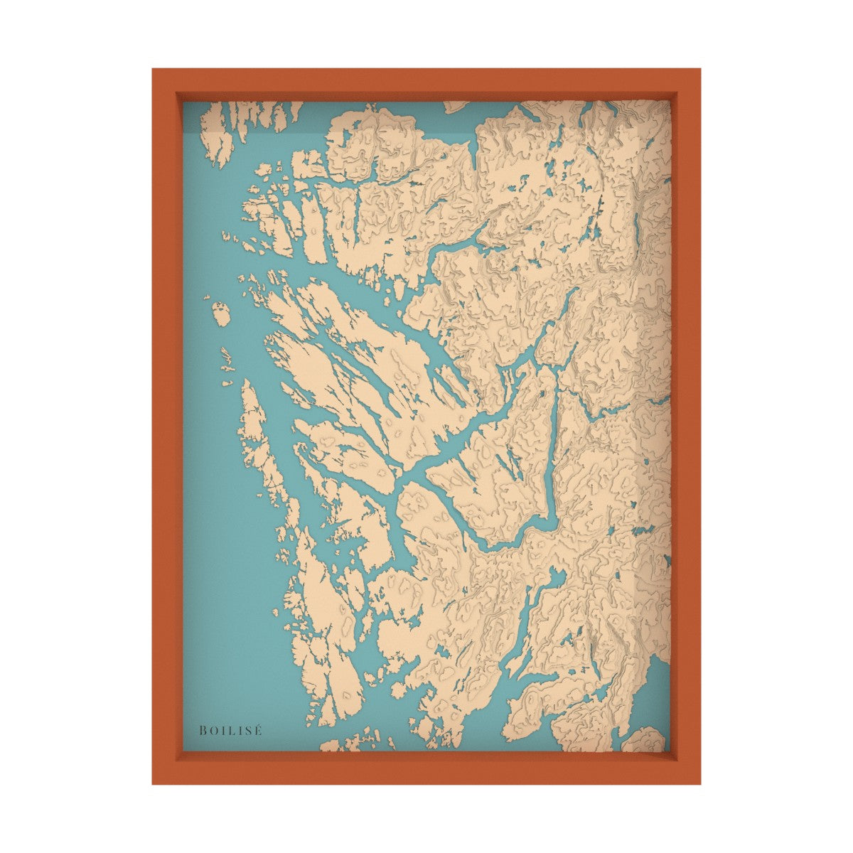 Carte de Bergen au cœur des fjords