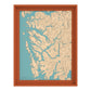 Carte de Bergen au cœur des fjords