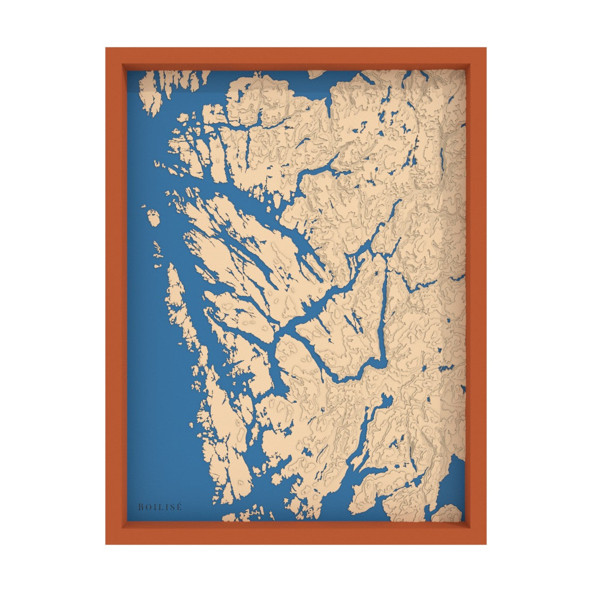 Carte de Bergen au cœur des fjords