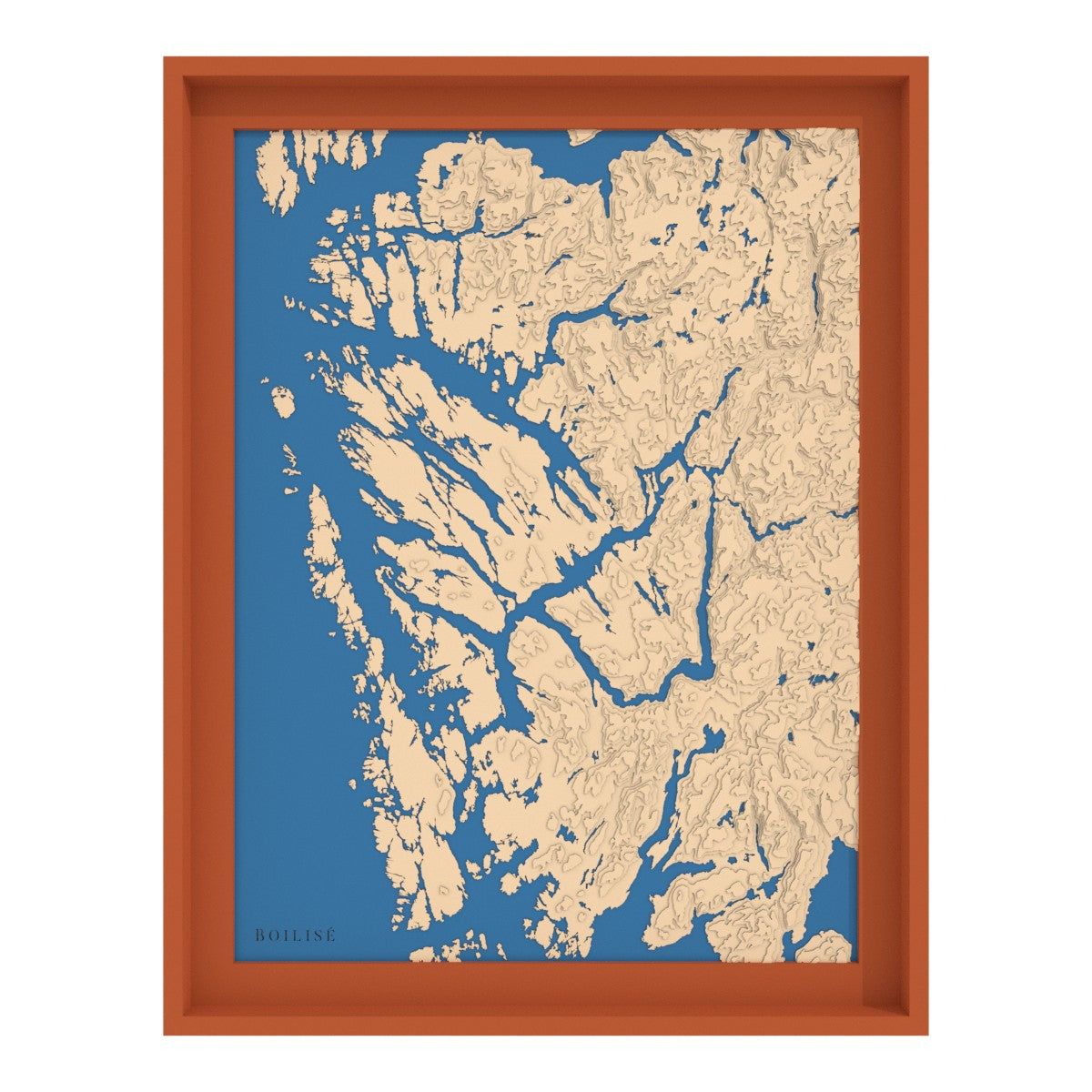 Carte de Bergen au cœur des fjords