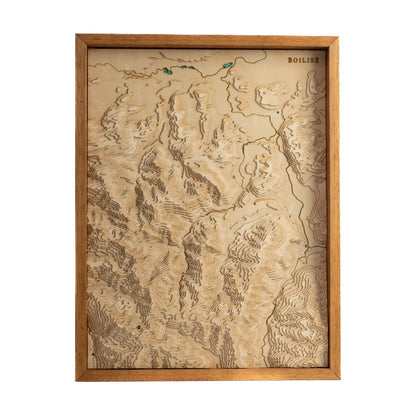 Carte de la vallée de la Barousse (Hautes-Pyrénées)