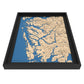 Carte de Bergen au cœur des fjords