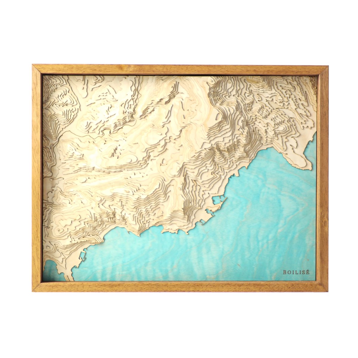 Map of Monaco - La Turbie
