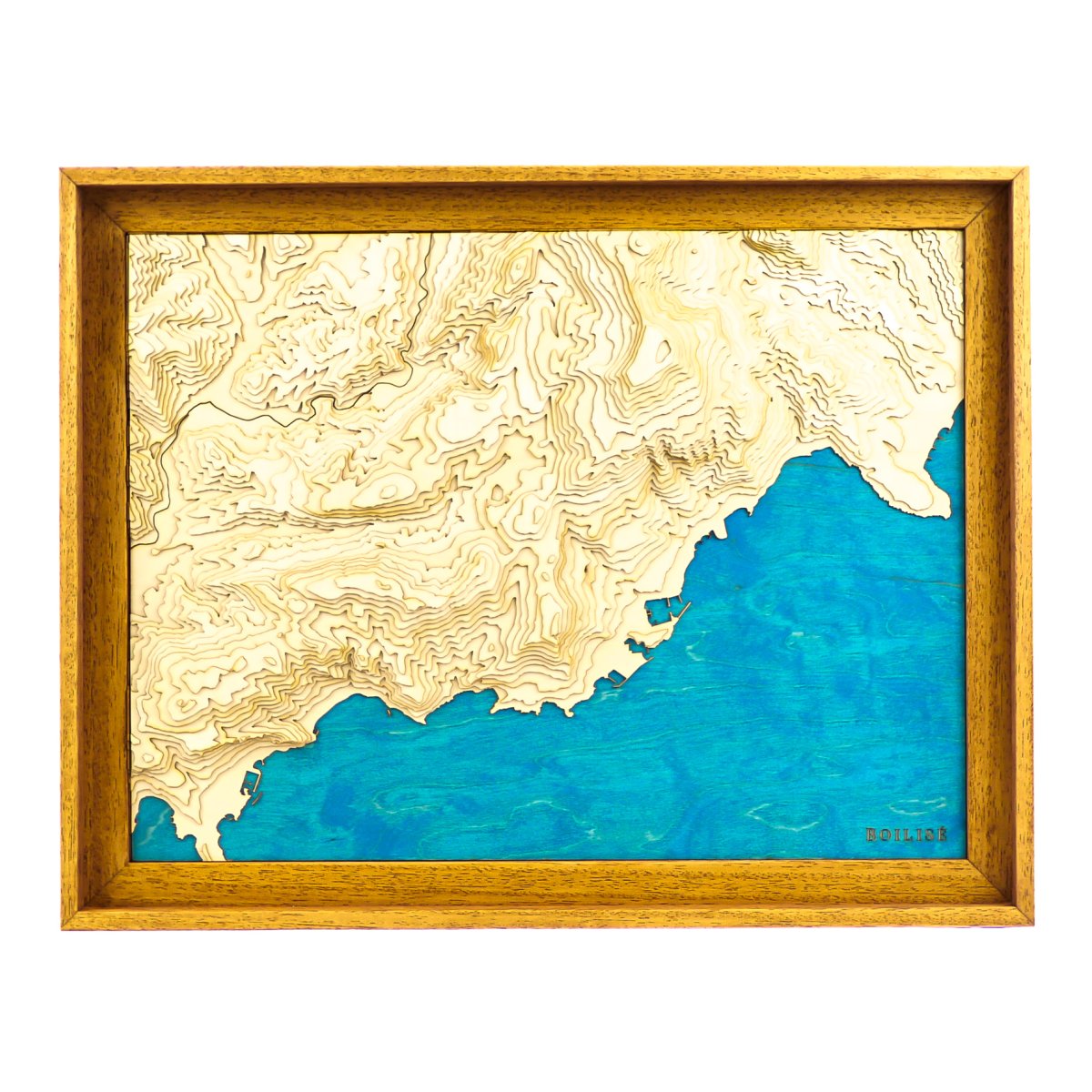 Map of Monaco - La Turbie