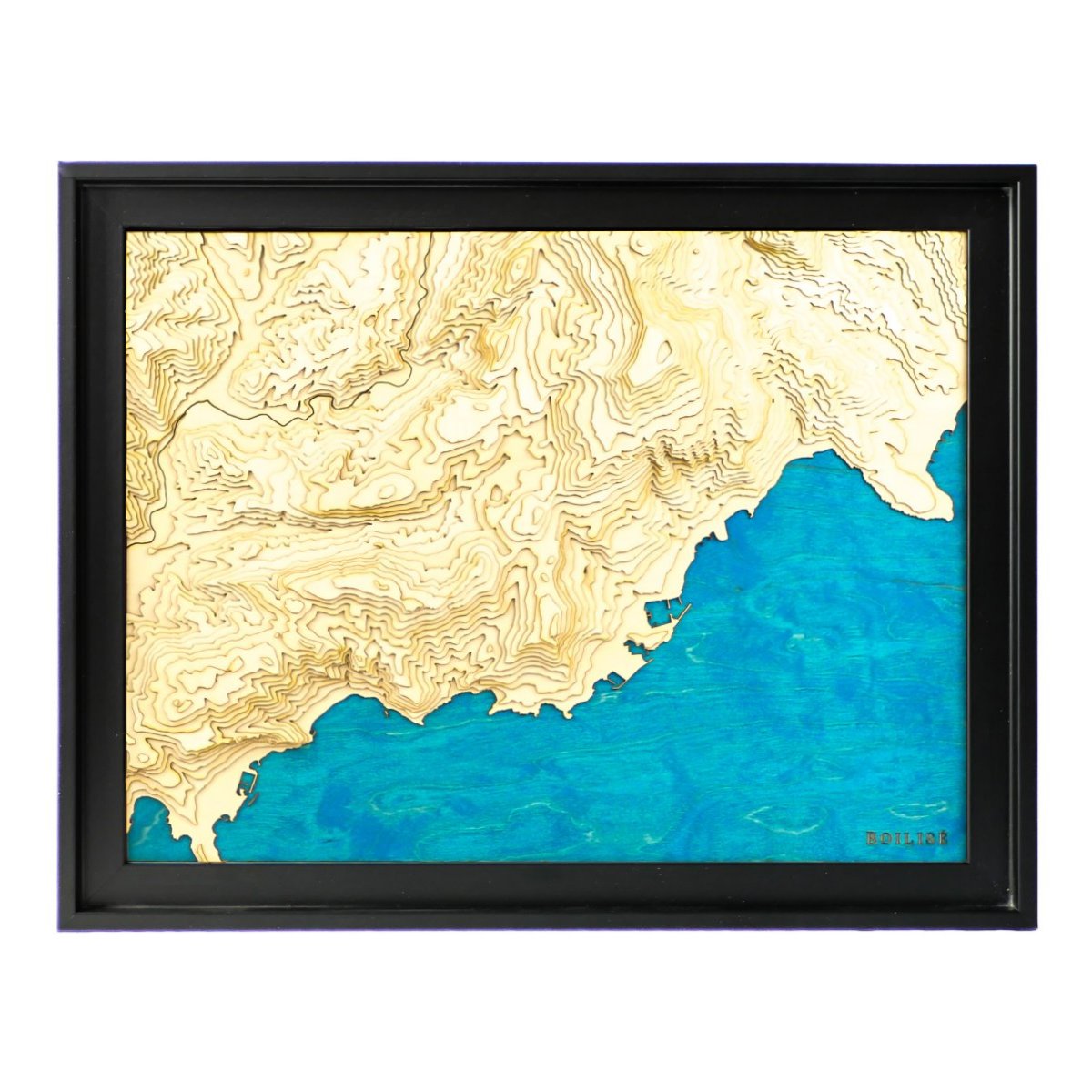 Map of Monaco - La Turbie