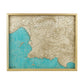 Carte topographique en bois de Marseille