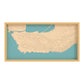 Carte de la côte bleue