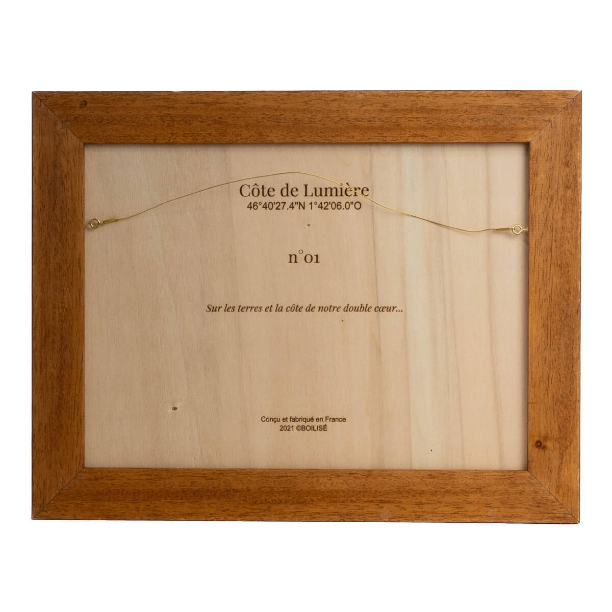 Dos personnalisé du tableau de la Vendée