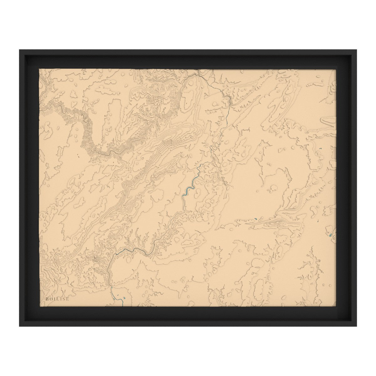 Map of the Hérault gorges