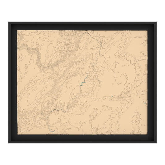 Carte des gorges de l'Hérault