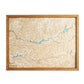 Carte du plateau des lacs du Haut-Languedoc