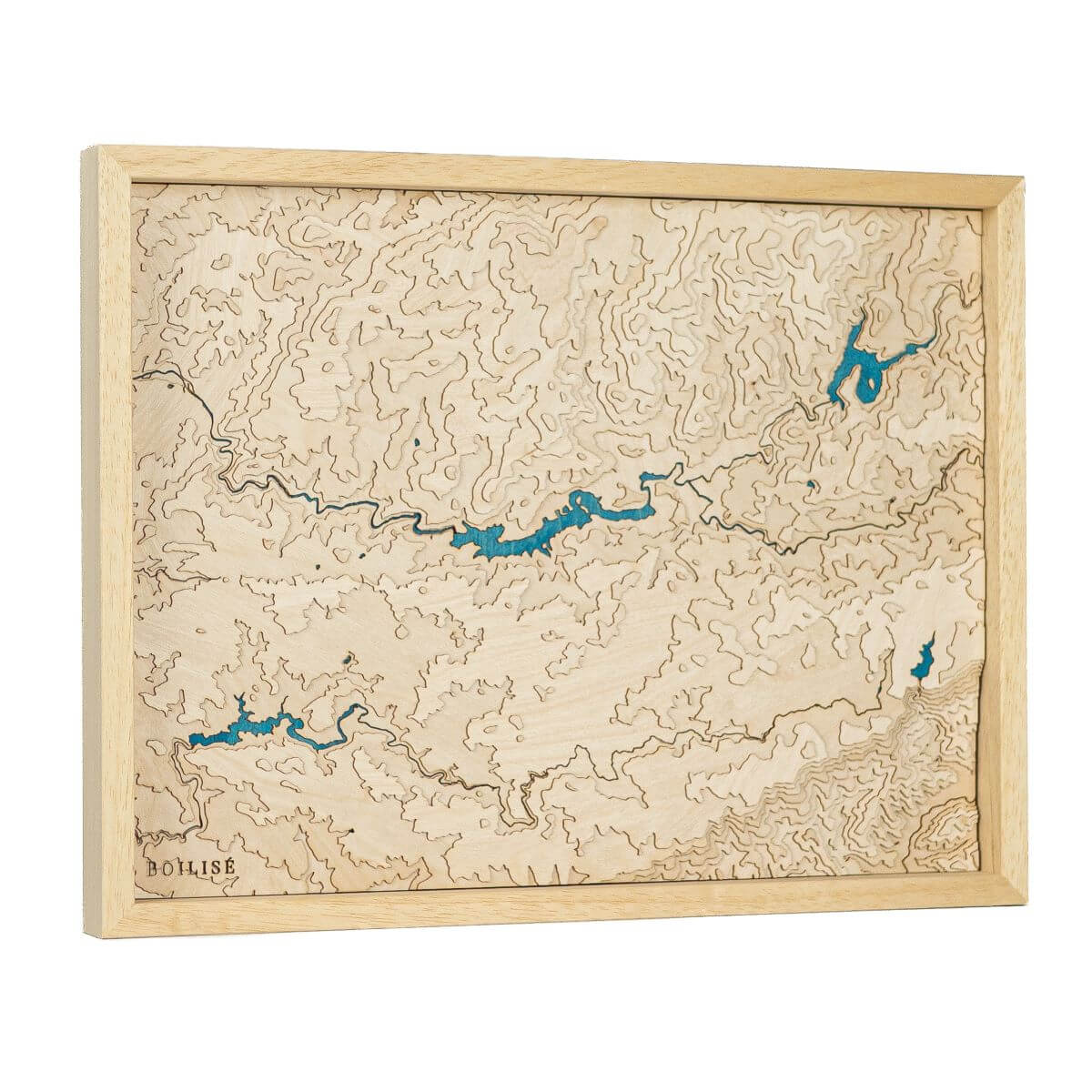 Carte du plateau des lacs du Haut-Languedoc