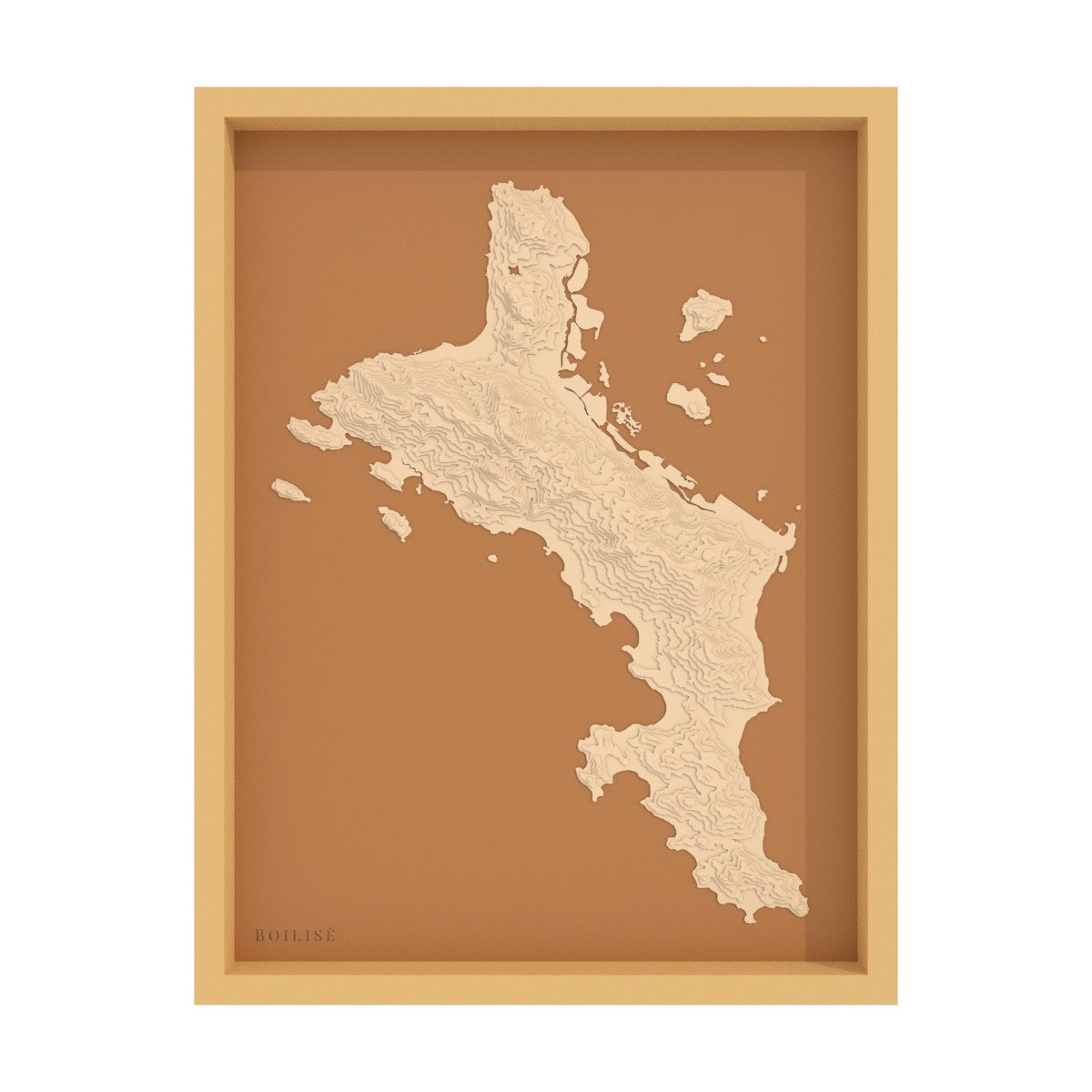 Map of Mahe - Seychelles