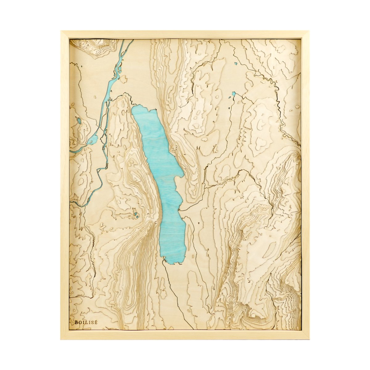 Tableau du lac du Bourget