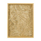 Tableau de bois de la vallée de Briançon avec cadre standard brut