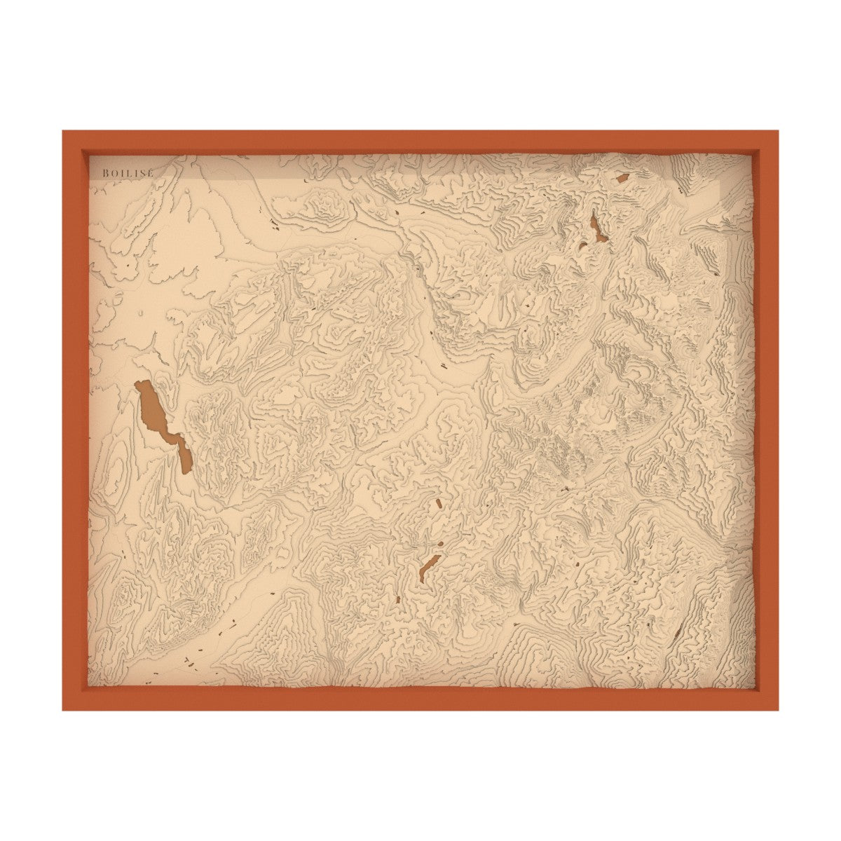 Tableau unique de Megève et des massifs alentours