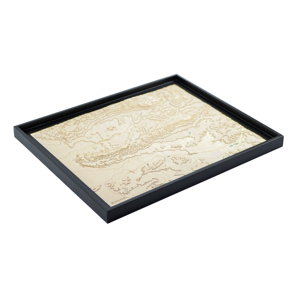 Le relief du Lubéron en bois pour votre décoration d'intérieur