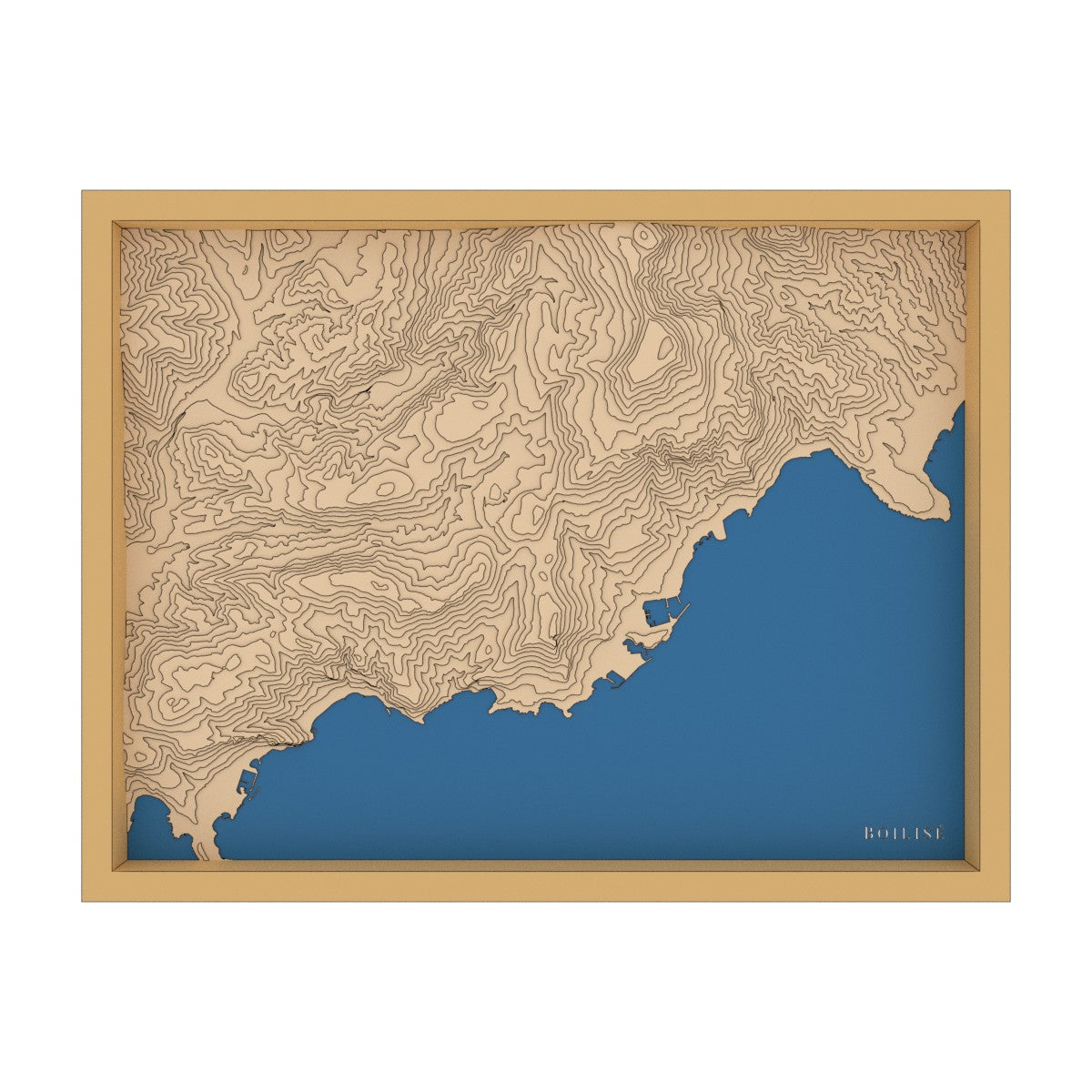 Map of Monaco - La Turbie