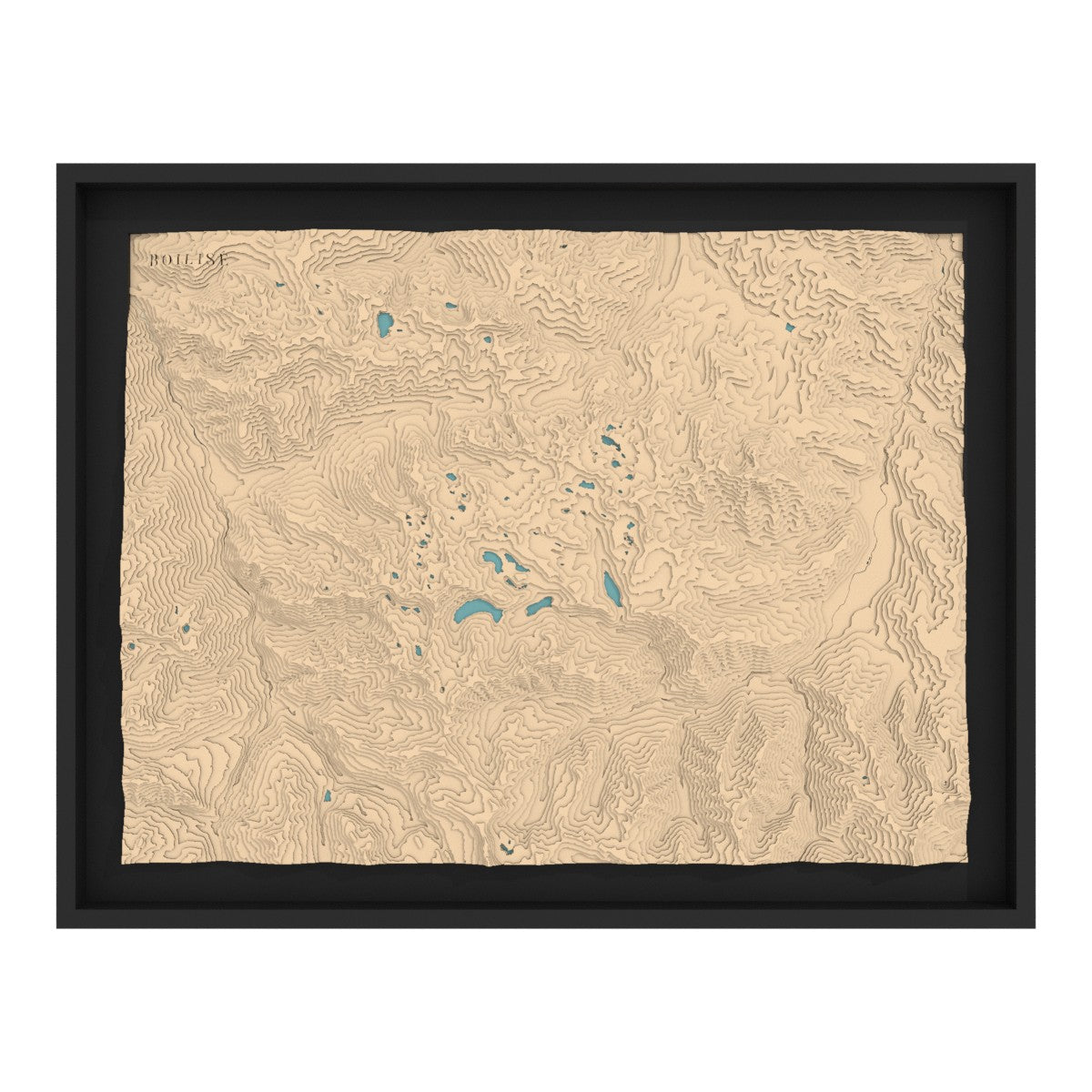 Map of the Néouvielle massif