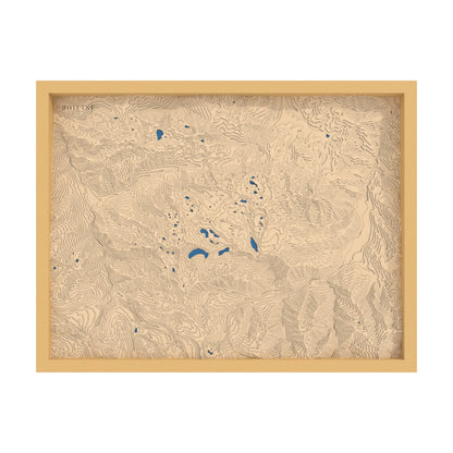 Carte du massif de Néouvielle
