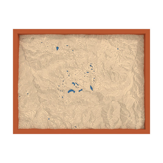 Carte du massif de Néouvielle