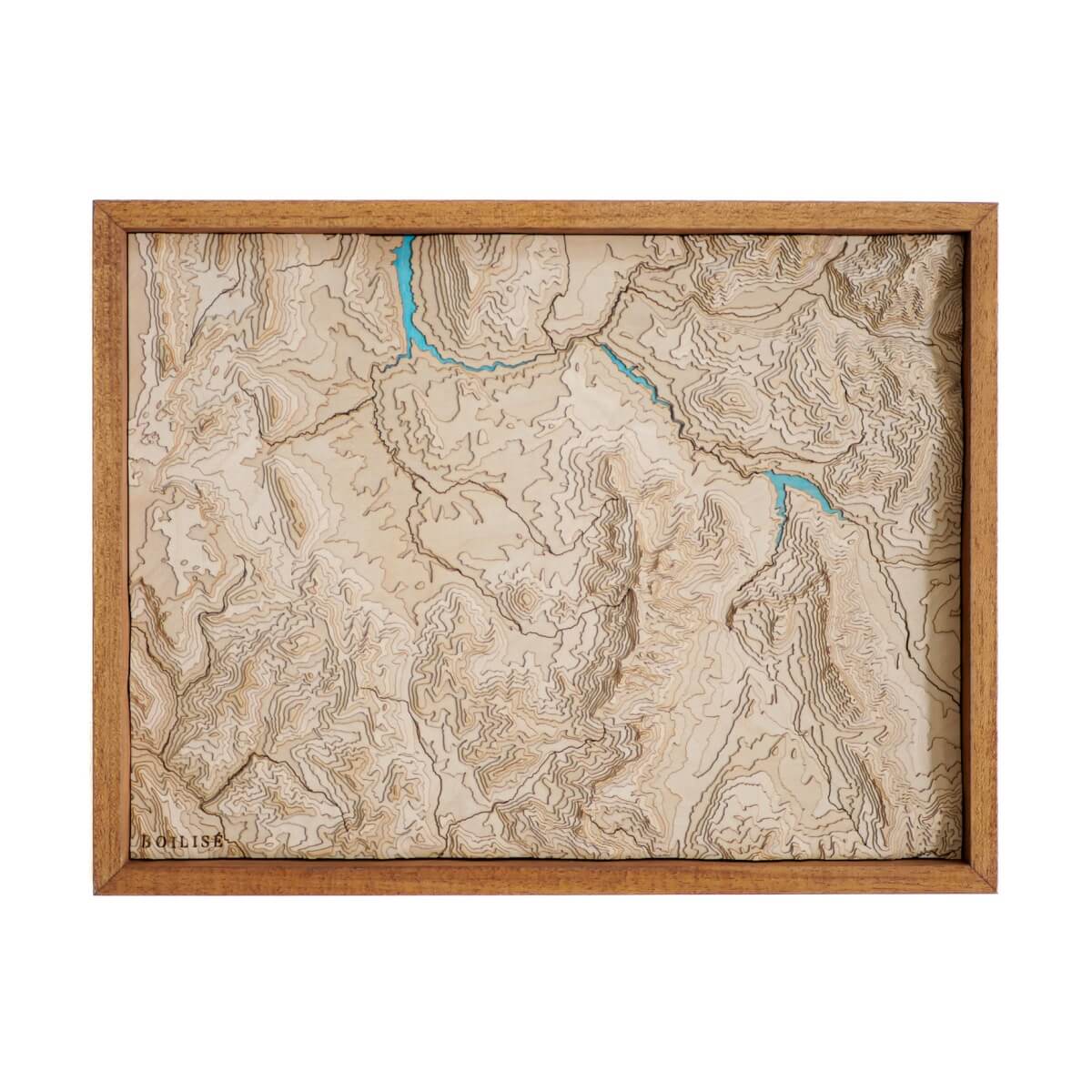 Boilisé : Cartes Topographiques En Bois Et En Relief Boilisé : Cartes Topographiques En Bois Et En Relief