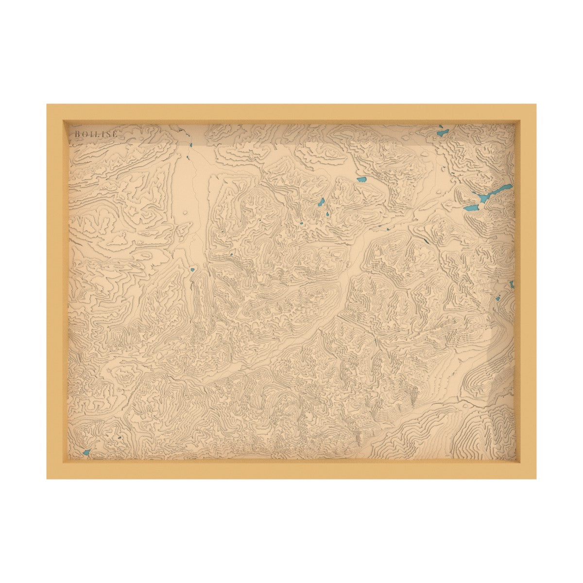 Carte de la Vallée du Lech - Autriche