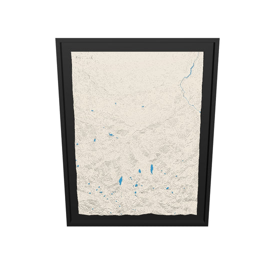Modèle 3D de la carte de la vallée de Vicdessos